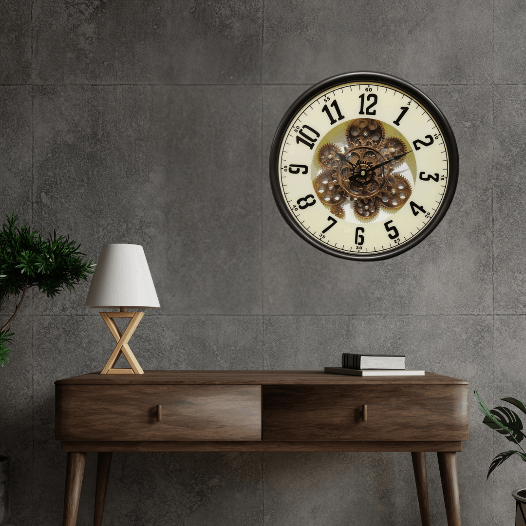 Royal Metal Gear Mechanical Clock Style 54